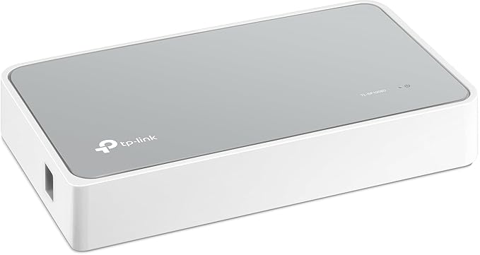 TP-Link TL-SF1008D 8-Port 10/100 Mbps Desktop Ethernet Switch/Hub, Ethernet Splitter, Plug & Play