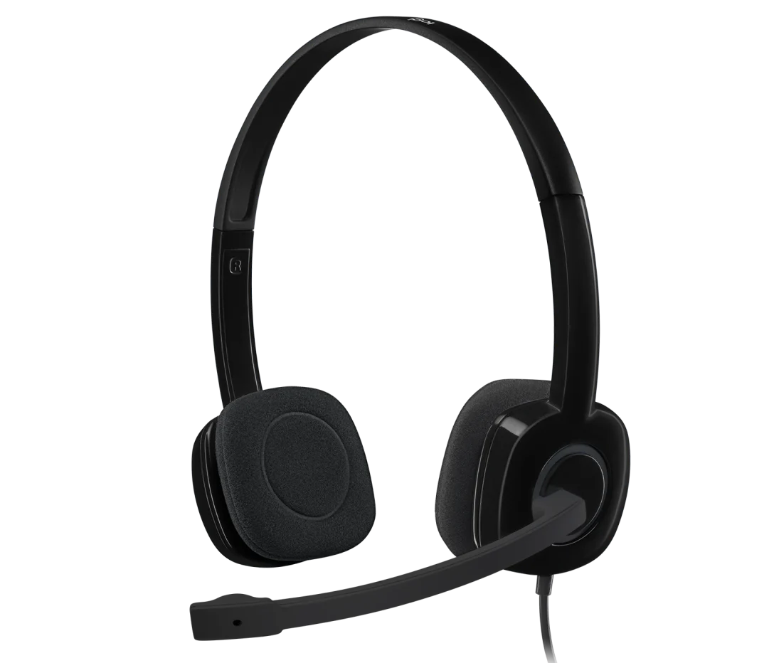 Logitech - H151 Stereo Headset&nbsp;in&nbsp;Black - 981-000589