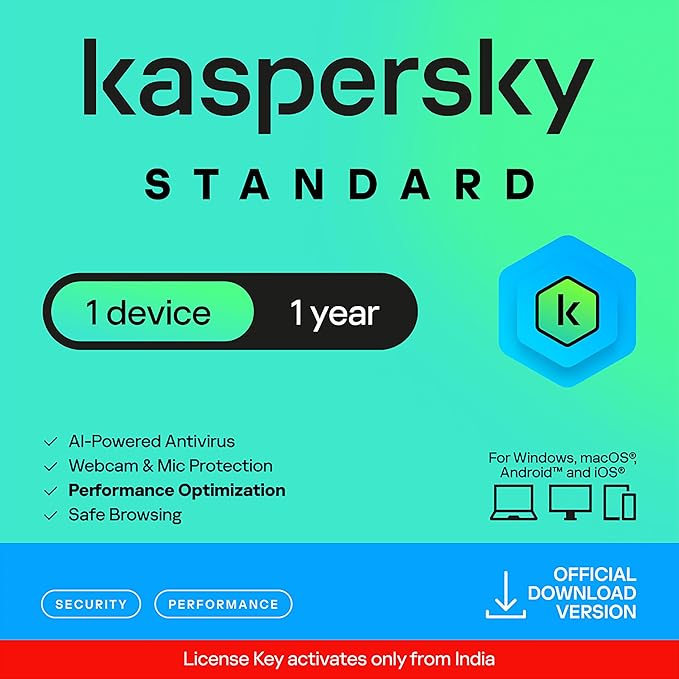 Kaspersky Standard 1dev 1y PAP DVD noCD SAFR
