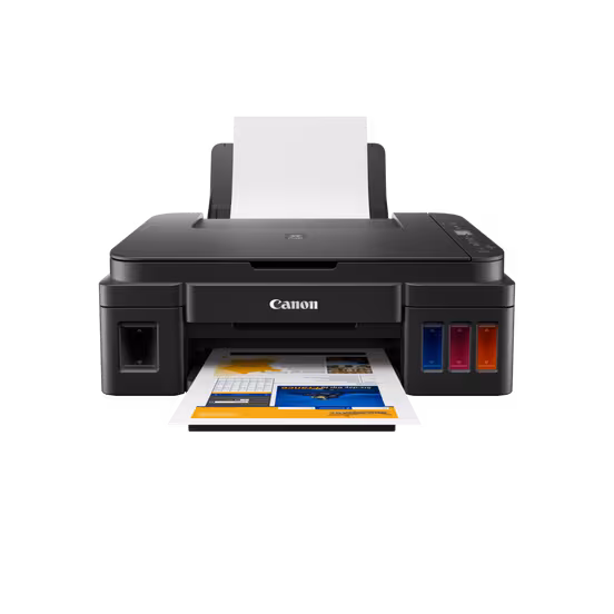 Canon PIXMA G2410 MegaTank 3-in-1 Printer - Refillable High-Yield Ink Tank - Print, Scan, Copy