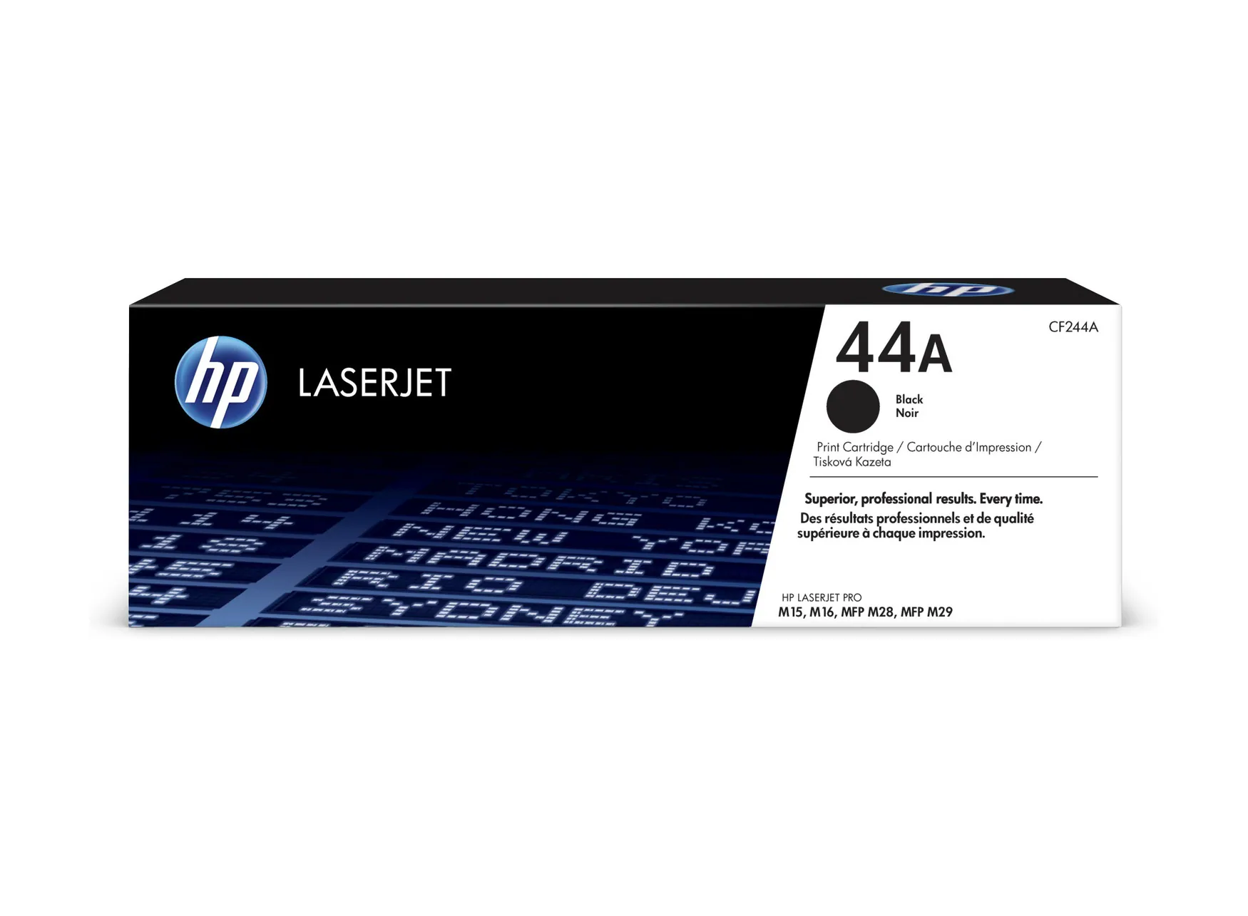 HP 44A Black Original LaserJet Toner Cartridge (CF244A)
