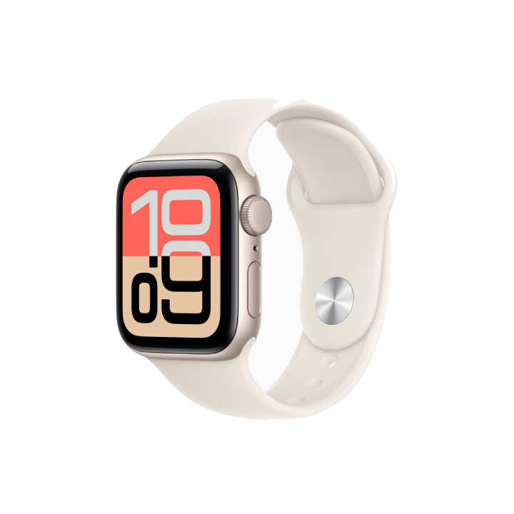 APPLE WATCH SE 3&nbsp;GPS 40MM&nbsp;STARLIGHT ALUMINIUM CASE WITH STARLIGHT SPORT BAND - M/L