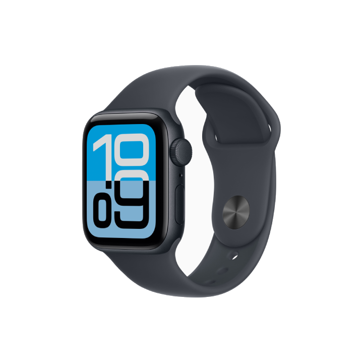 APPLE WATCH SE 3&nbsp;GPS 40MM&nbsp;MIDNIGHT ALUMINIUM CASE WITH MIDNIGHT SPORT BAND - M/L