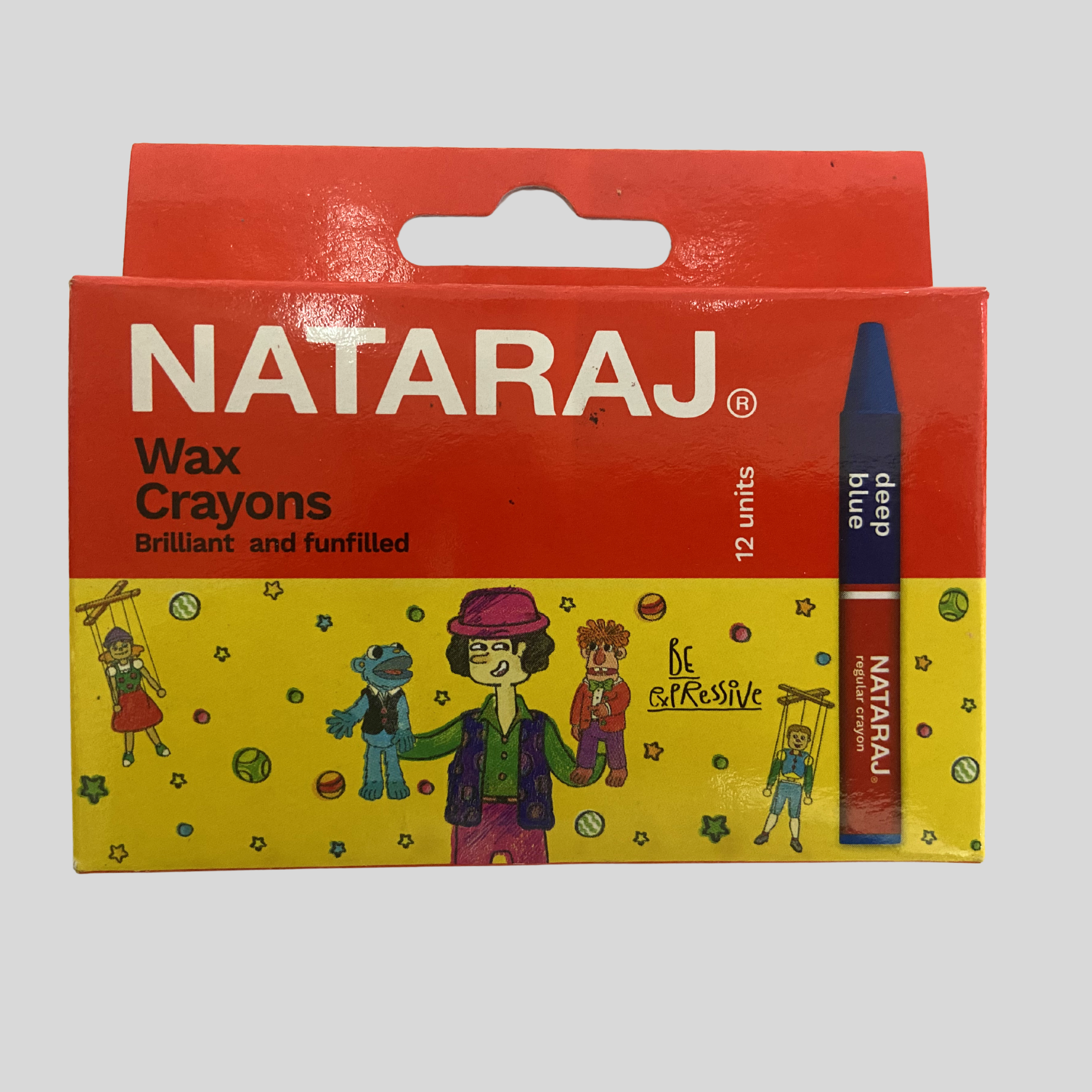 Nataraj Wax Crayons 12 Colours – Smooth, Non-Toxic Colouring Set for Kids & School