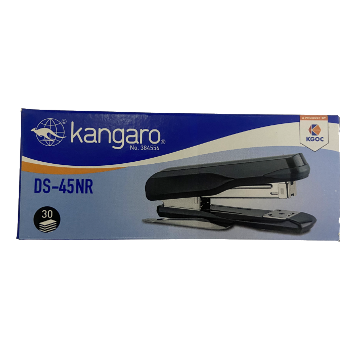 Kangaro DS 45 NR Stapler with Pin Remover – Compact Office Stapler, Black