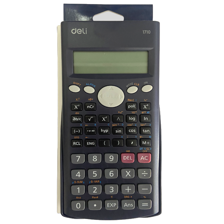 Deli Scientific Calculator – 240 Functions, Dual-Power, 10+2 Digit Display & Exam-Approved (E1710)