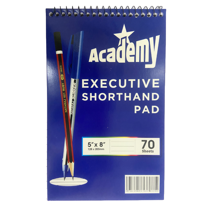 Academy Shorthand Pad 5x8 (70 Sheets)