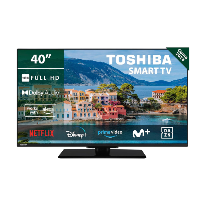TOSHIBA 40" HD, Vidaa Smart Led with Dolby Audio| Dts X| REGZA Engine (40V35RP)