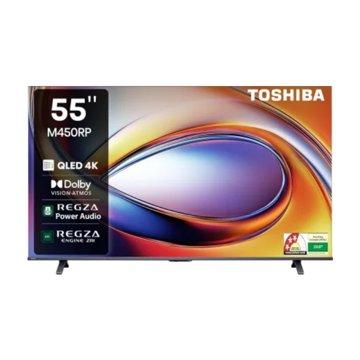 TOSHIBA 139 cm (55 inch) QLED Ultra HD (4K) Smart VIDAA TV with Quantum Dot Color| Dolby Vis
