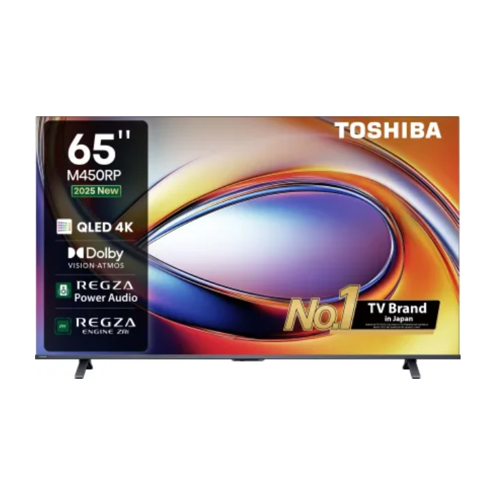 Toshiba 164 cm (65 Inches) 4K Ultra HD Smart QLED TV | Dolby Atmos, HDR10+ | 24W Powerful Speakers | AI Sports Mode