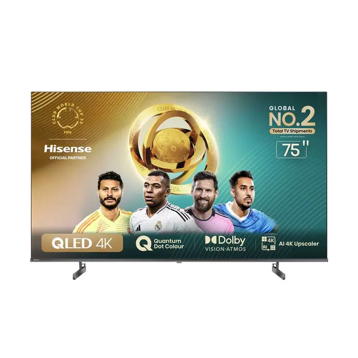Hisense 75″ Q6N QLED 4K VIDAA Smart TV – 120Hz High Refresh Rate, Voice Control (75Q6N)