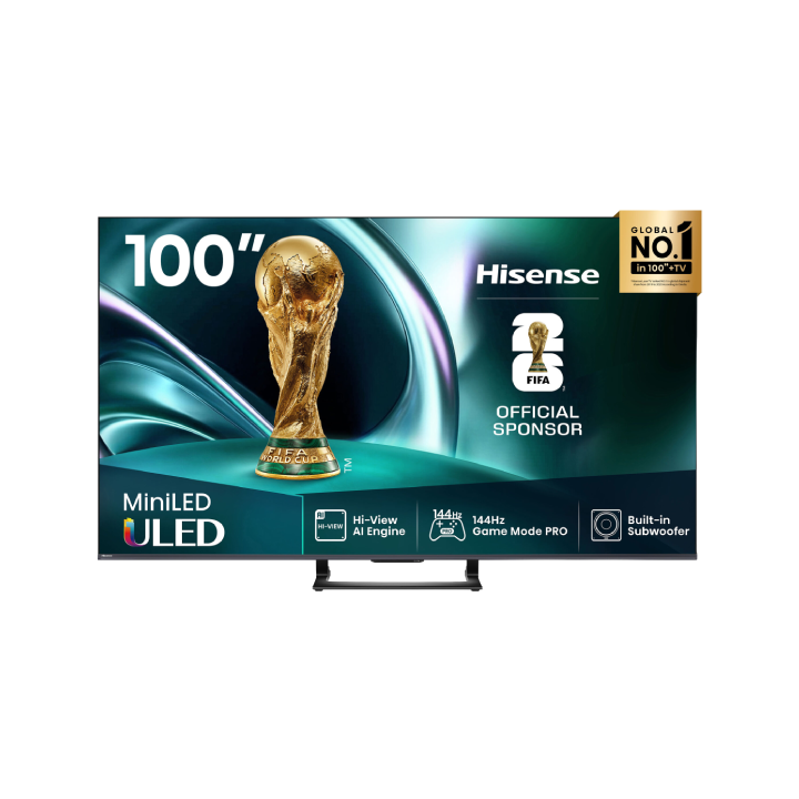 Toshiba 100 Inch 4K Ultra HD Smart QLED TV | Dolby Vision Atmos, HDR10+ | 144 Hz Panel | 2.1 CH 61W Speaker with Sub Woofer | REGZA Engine ZRi | Voice Control | VIDAA OS