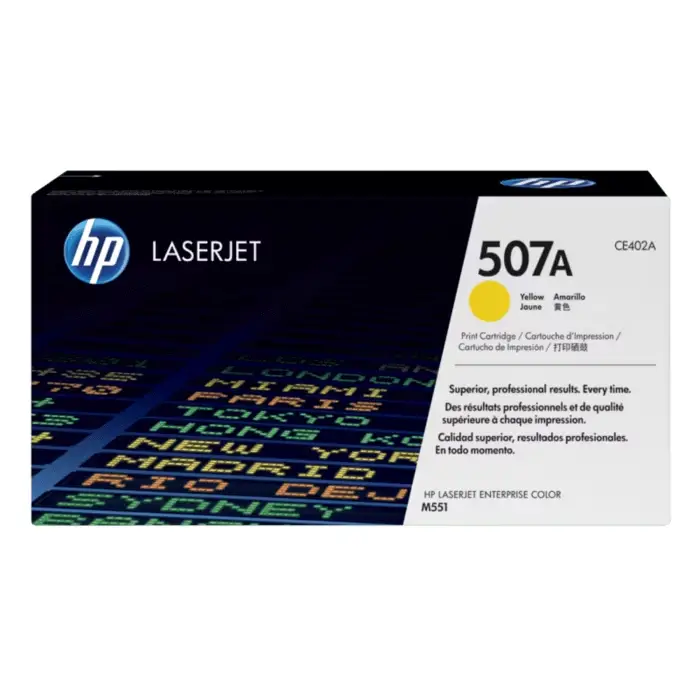 HP 507A Yellow Original LaserJet Toner Cartridge