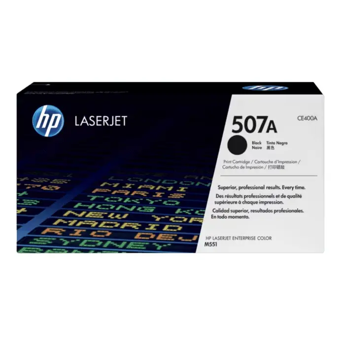 HP 507A Black Original LaserJet Toner Cartridge