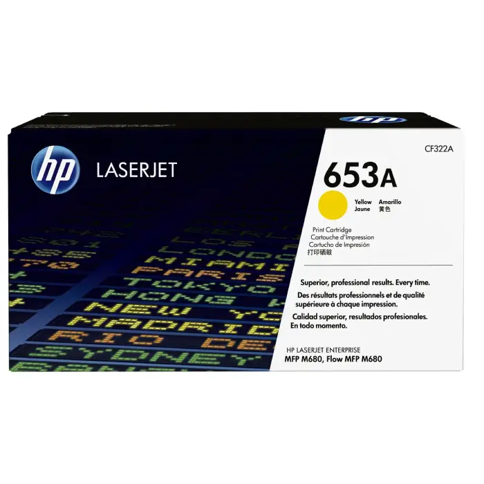 HP 653A Yellow Original LaserJet Toner Cartridge
