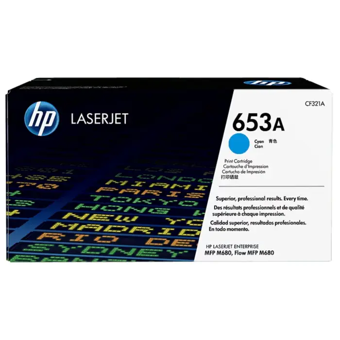 HP 653A Cyan Original LaserJet Toner Cartridge