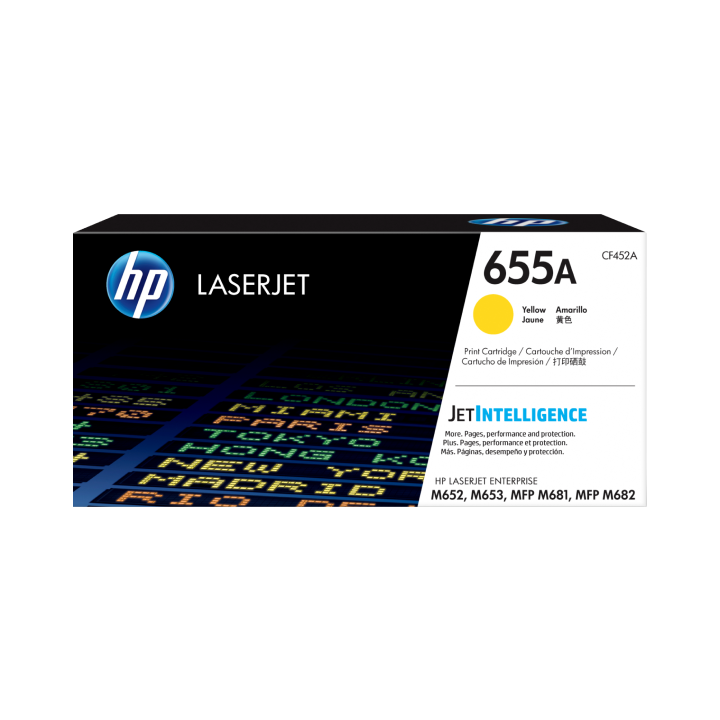 HP 655A Yellow Original LaserJet Toner Cartridge