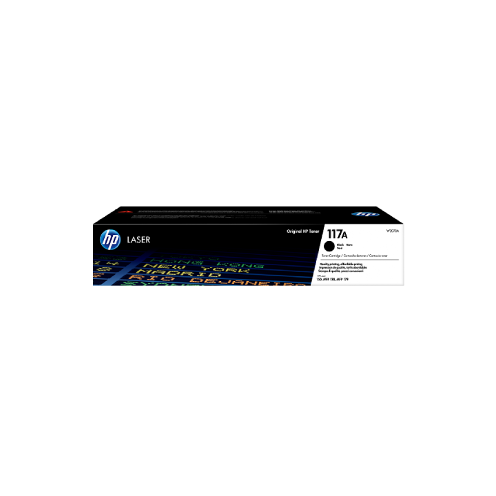 HP 117A Black Original Laser Toner Cartridge (W2070A)