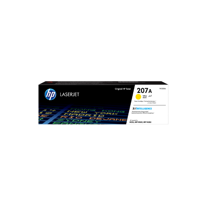 HP 207A Yellow Original LaserJet Toner Cartridge (W2212A)