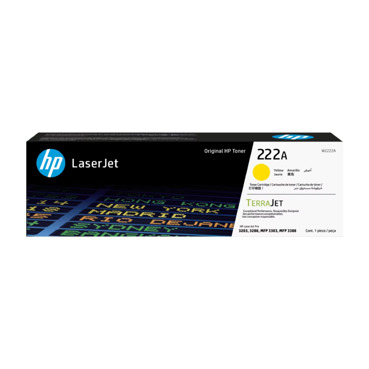 HP 222A Yellow Original LaserJet Toner Cartridge