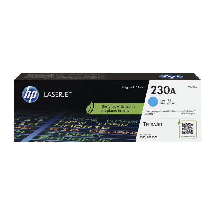 HP 230A Cyan Original LaserJet Toner Cartridge