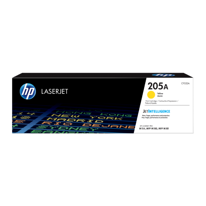 HP 205A Yellow Original LaserJet Toner Cartridge (CF532A)