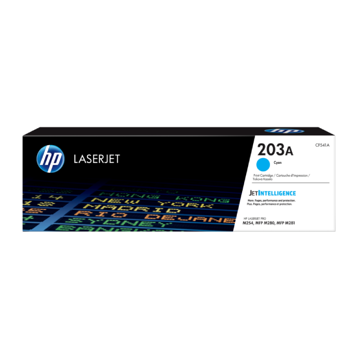 HP 203A Cyan Original LaserJet Toner Cartridge (CF541A)