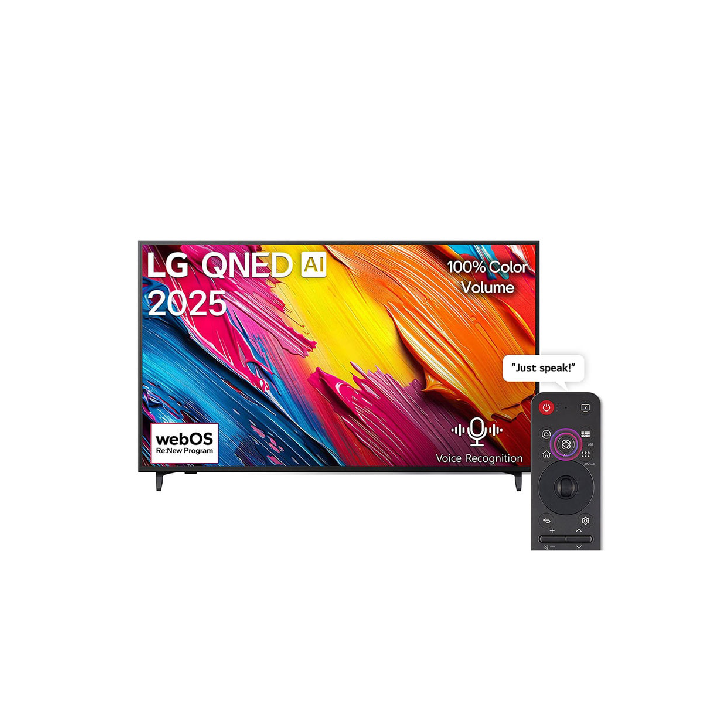 LG -65 inch  QNED AI QNED70 4K Smart TV AI Magic remote HDR10 webOS25