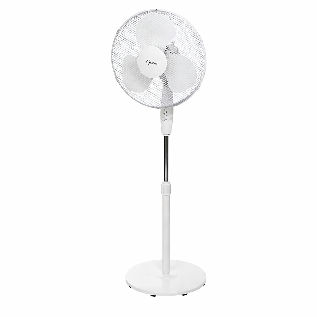MIDEA - 16″ Standing Fan  80 Watts Power | 3 Speed Settings | Adjustable Height– FS40-16J