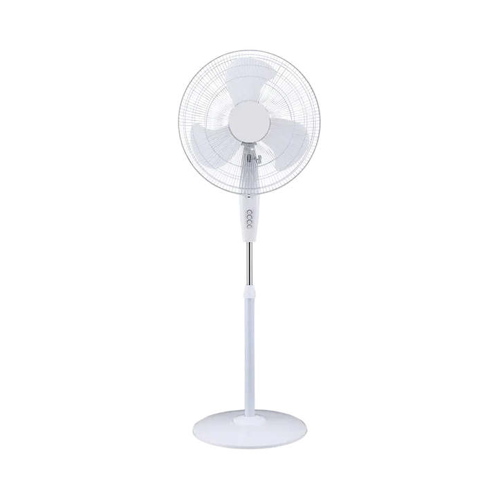 MIDEA - 18″ Floor Standing Fan – White -  FS45-3D