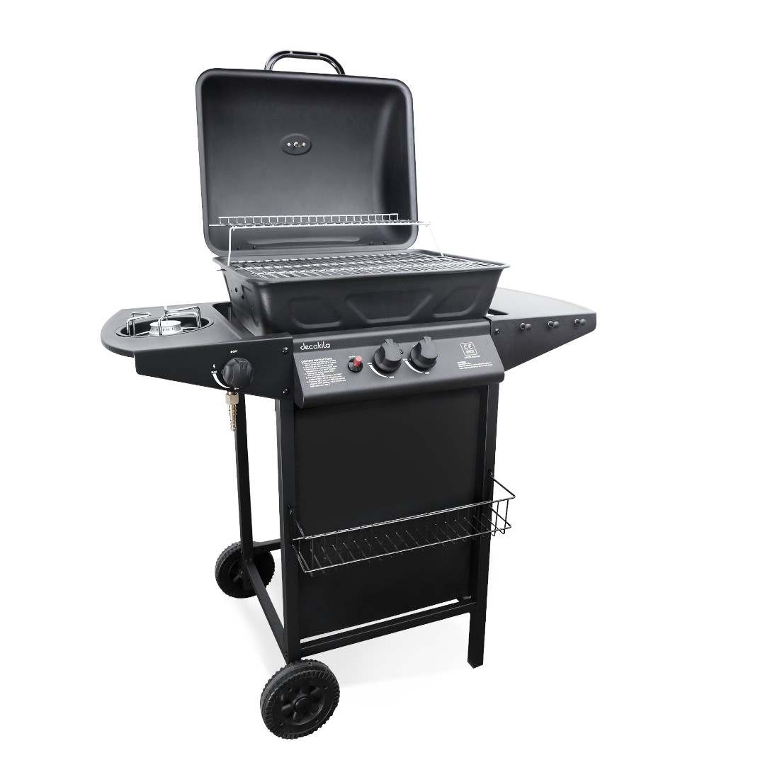 Decakila -  Gas BBQ Grill with Side Burner - KMGS028M