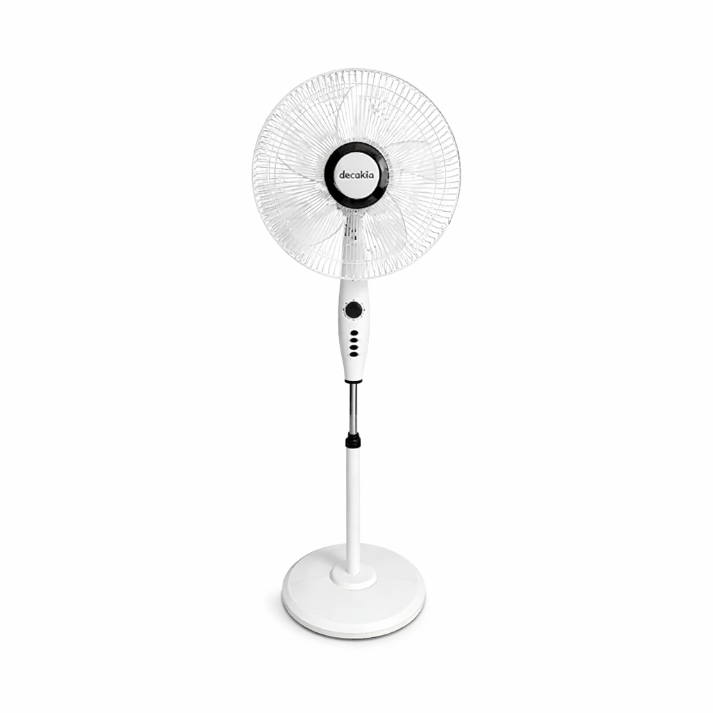 Decakila - 16" Stand Fan, 45W White - KEFC080W