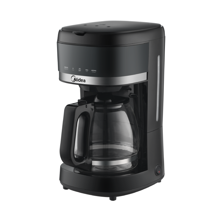 MIDEA - Coffee Maker Breakfast Series 1.5L / 12 Cups with Keep-Warm Function High Quality Glass Jar - MA-D1501W