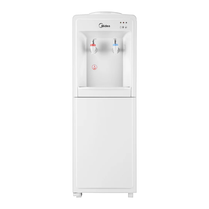 MIDEA - Hot & Cold Water Dispenser | Advanced Semi Coductor Cooling | 12L spacious cabinet - MYD718S-W