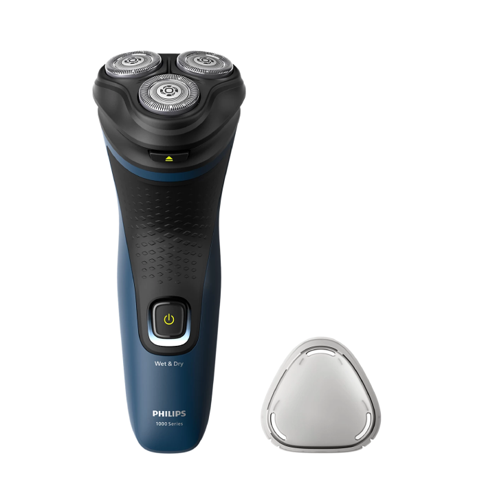 Philips Electric Shaver for Men | ComfortCut Blades | Wet and Dry Shave | 3D Flex Heads | 27 Self Sharpening Blades | Cordless | Waterproof | One Toch Open - S1151