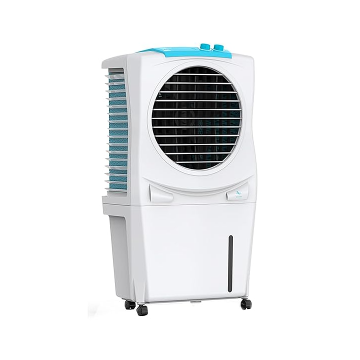 SYMPHONY - Ice Cube 27 Personal Air Cooler For Home with Powerful Fan, Honeycomb Pads, i-Pure Technology and Low Power Consumption (27L, White) - Ice Cube i