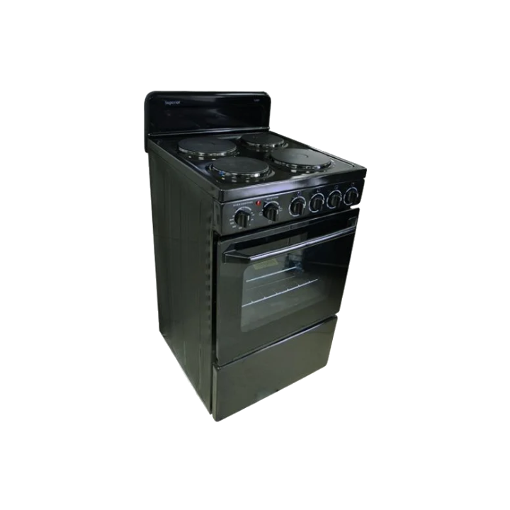 SUPERIOR - Princess Economy 4 Plate Cooker | 60 Litre Oven | Black- CKR_4_C400ECW