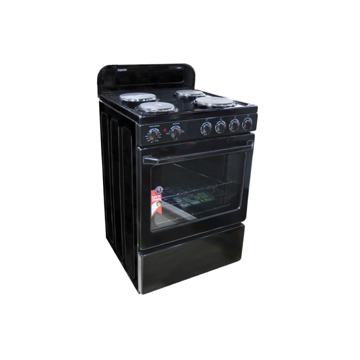 SUPERIOR  - Cooker 488 - Black - Front Control - SUP488FCBSW