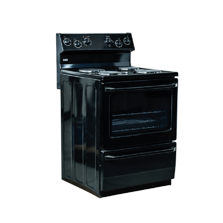 SUPERIOR - Cooker | 4 Solid Electric Plates | Oven Capacity: 60 LTR | Black - CKR_4STD_S488_ZM