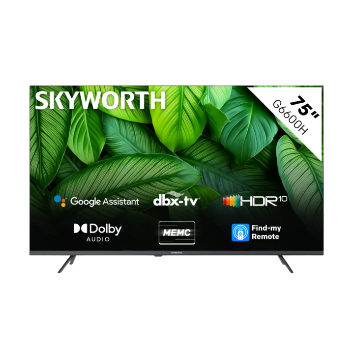 SKYWORTH  - 75" Smart UHD Google TV - 75G6600H