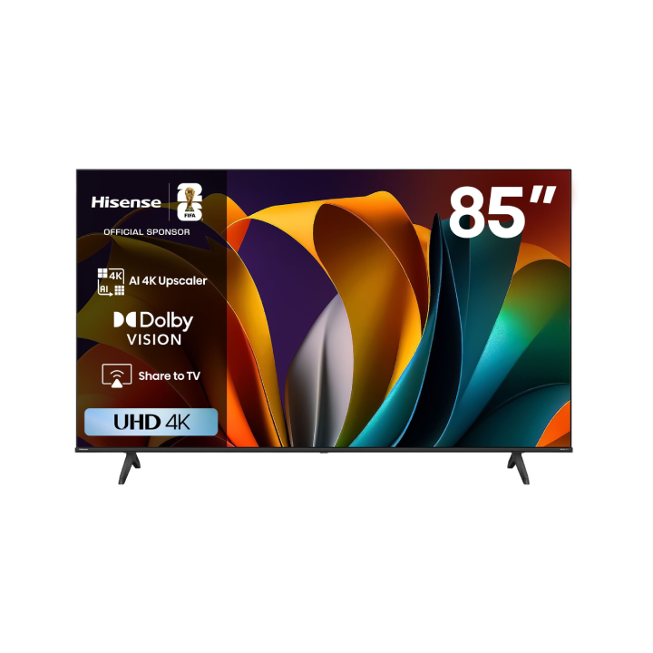 Hisense UHD 4K VIDAA Smart TV, Black (LED85A6N)