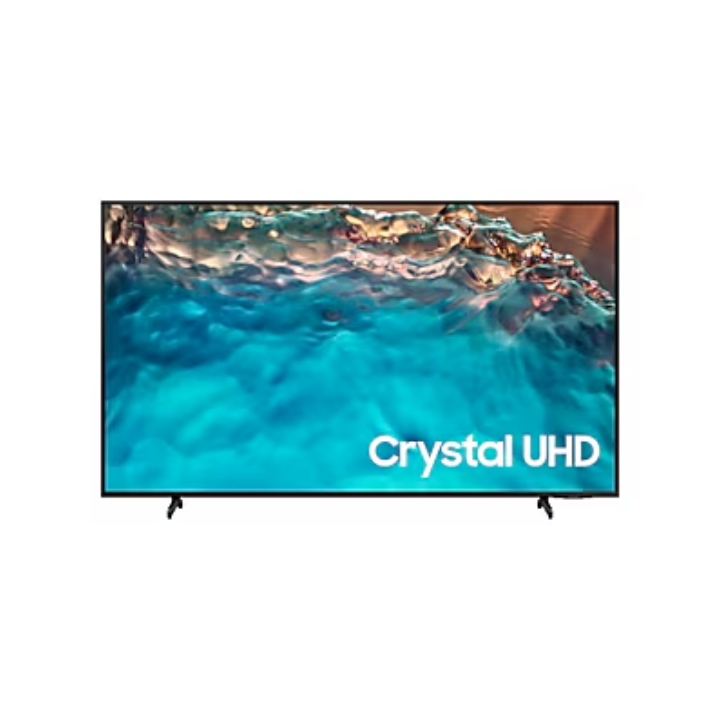 Samsung - 75" Crystal UHD, 4K HDR Smart TV, Crystal Processor 4K, Tizen OS & Adaptive Sound  - UA75BU8000KXXA
