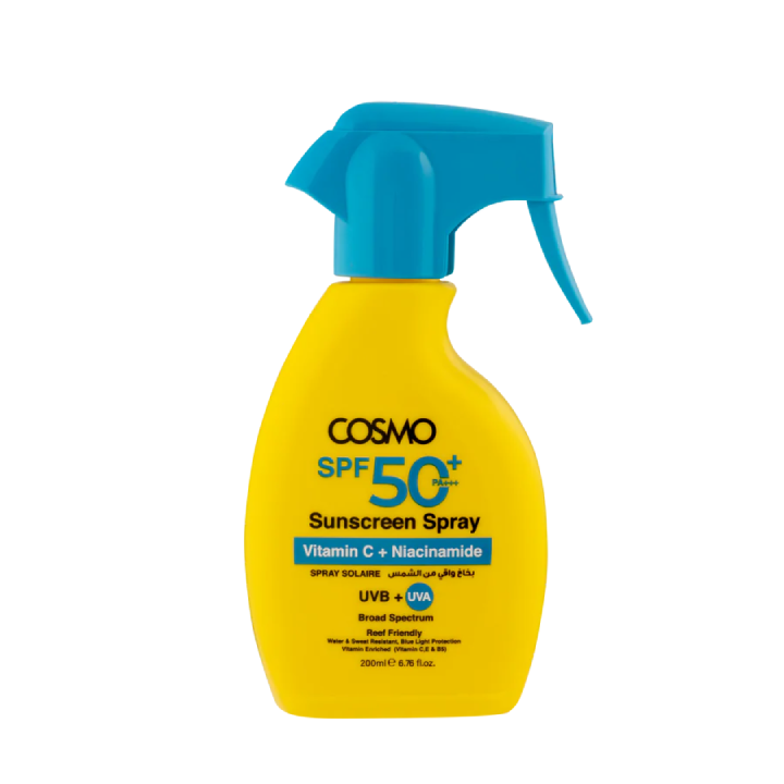 COSMO Sunscreen Spray 200ml - SPF 50+ (Vitamin C & Niacinamide) - COM33104131