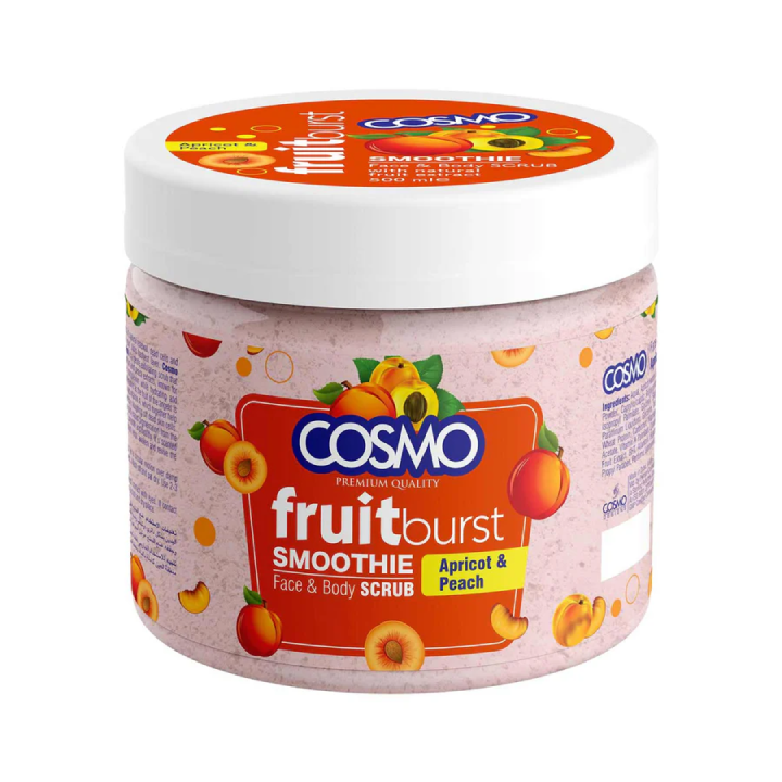 COSMO - Face & Body Scrub 500ml - Apricot & Peach - COM33101306