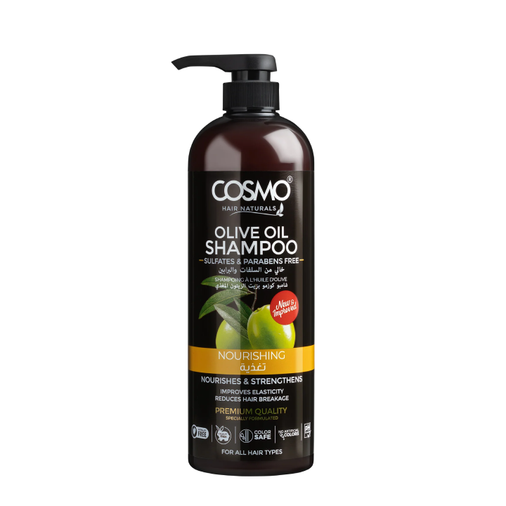 COSMO -Hair Shampoo 480ml - Nourishing Olive Oil - COM33103382