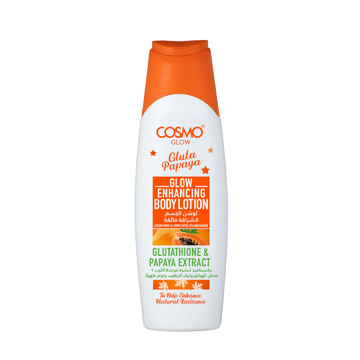 COSMO Glow White Body Cream 300ml - Gluta Papaya Extra Brightening - COM33101962