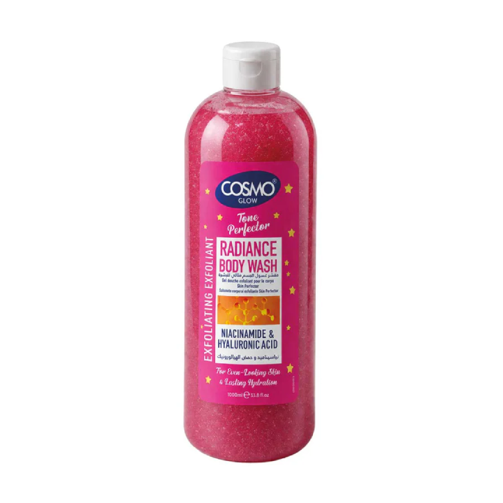 COSMO - Glow White Exfoliating Body Wash 1L - Skin Perfector - COM33106027