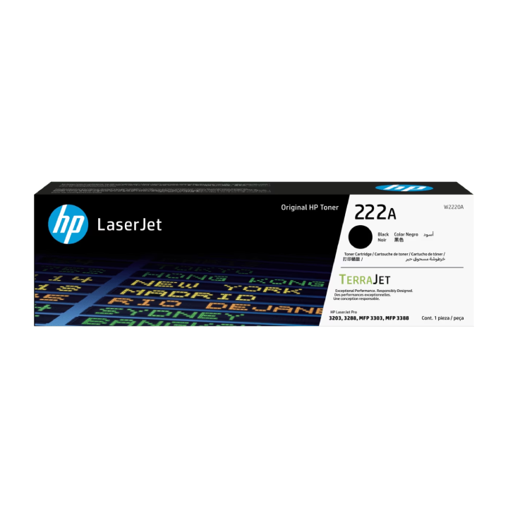 HP Black Original LaserJet Toner Cartridge-222A 