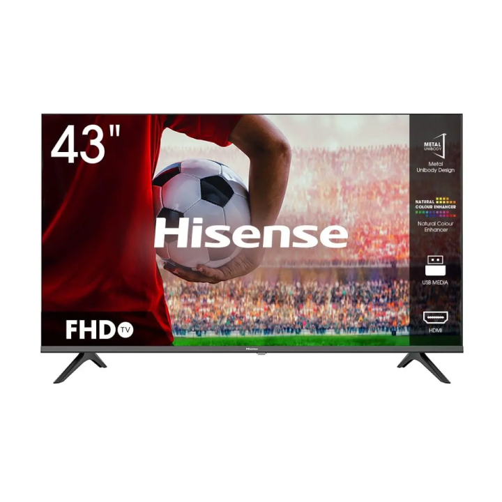 Hisense -  43″ Full HD LED TV | 50/60 Hz | Dolby Digital Plus | Built-in Stereo Speakers - LED43A3Q