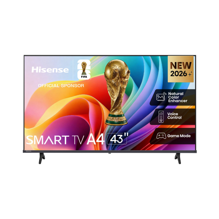 Hisense -  43″ Direct LED 2K Smart TV | Dolby Audio | WiFi Built-in - LED43A4S